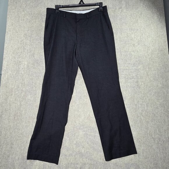 Kenneth Cole Mens Black Dress Pants 36x32 - Picture 1 of 3